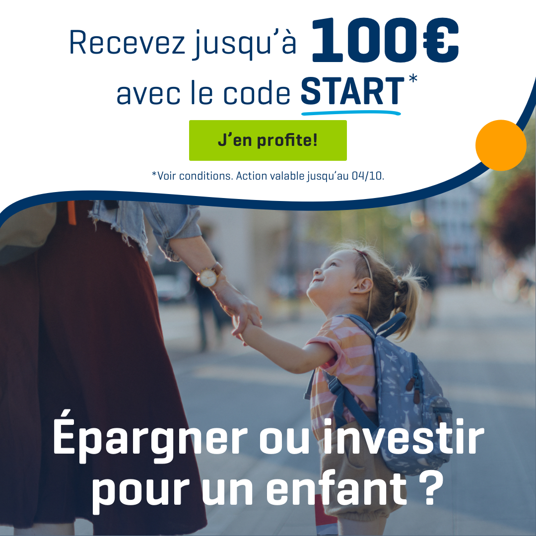 recevez jusqu'à 100€ avec le code promo start
