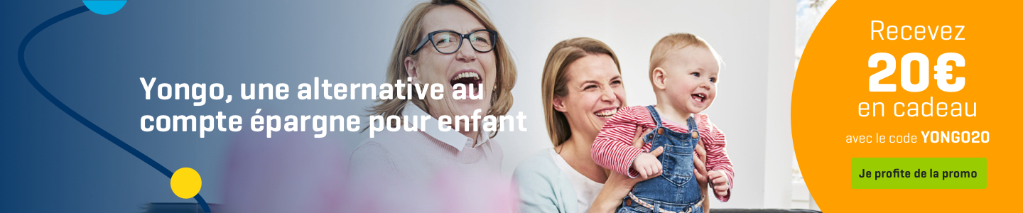 Recevez jusqu'à 20€ avec le code promo YONGO20