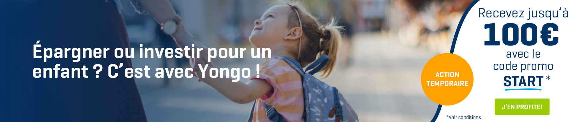 recevez jusqu'à 100€ avec le code promo start