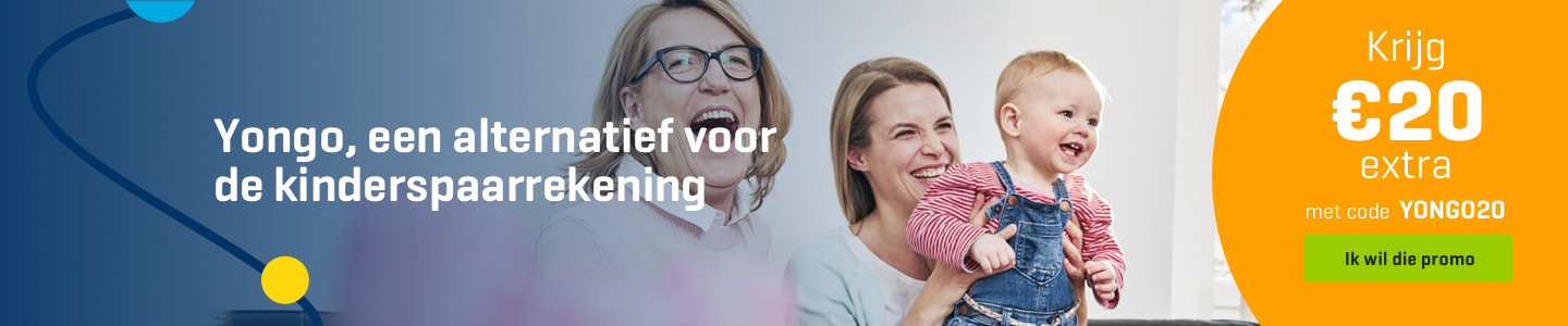 Krijg €20 extra met code YONGO20