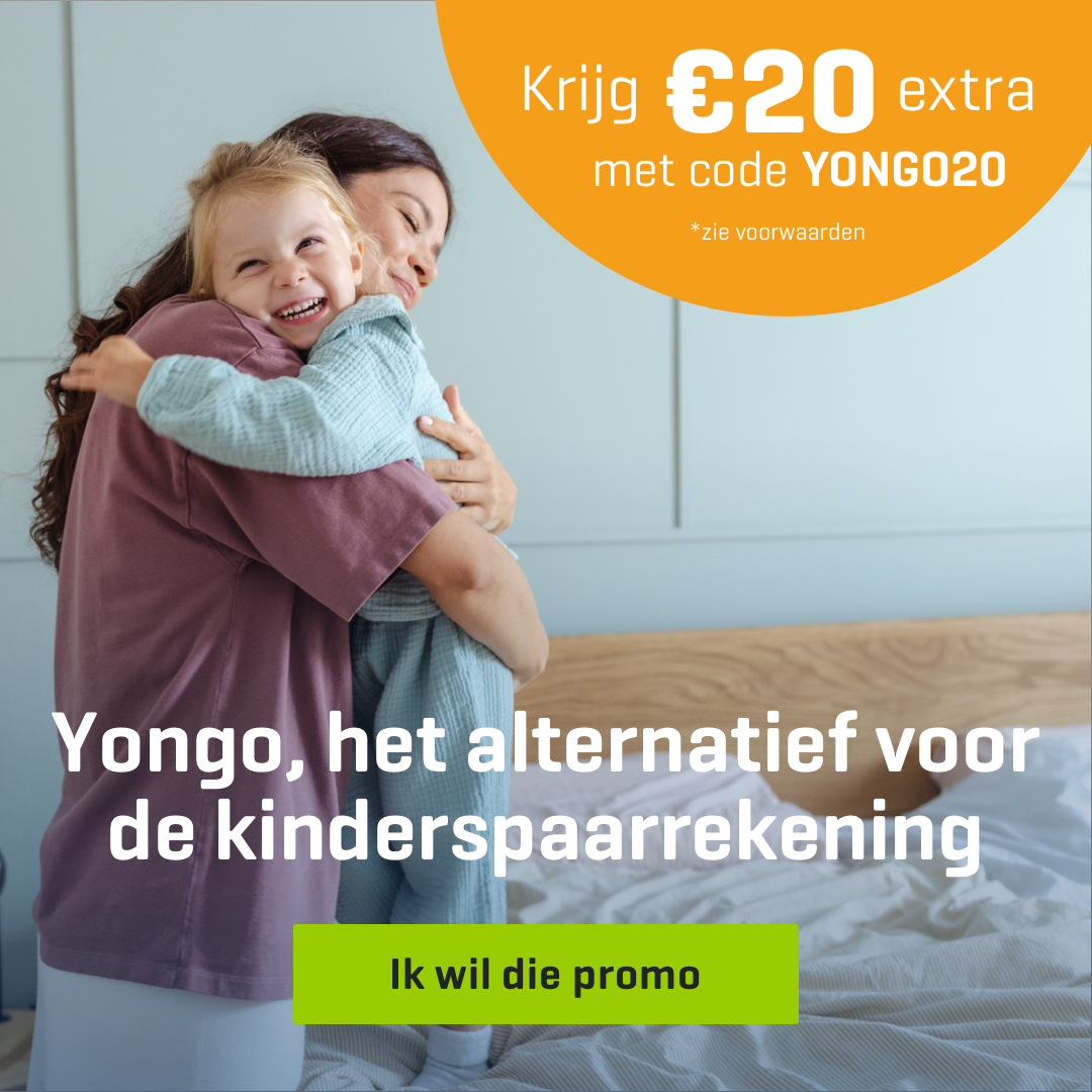 Krijg €20 extra met code YONGO20