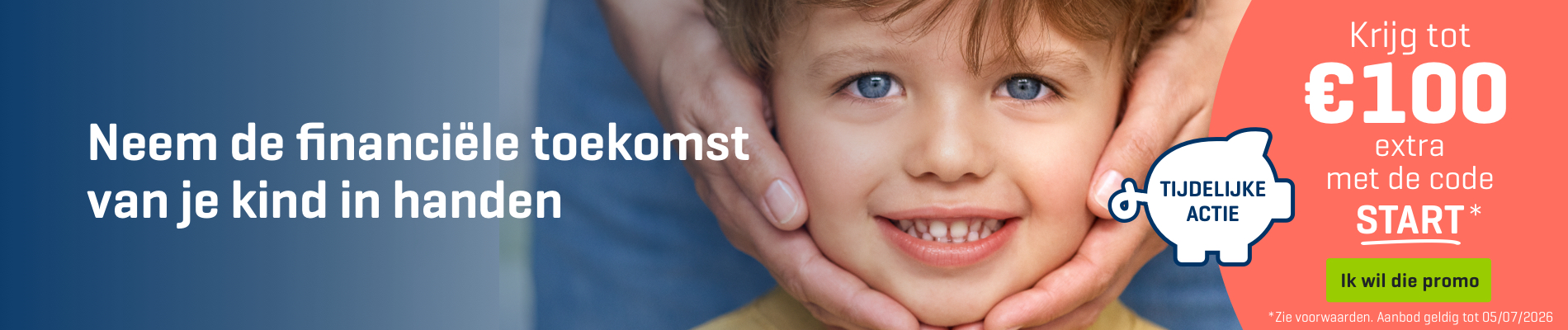 Krijg nu tot €100 extra met code START