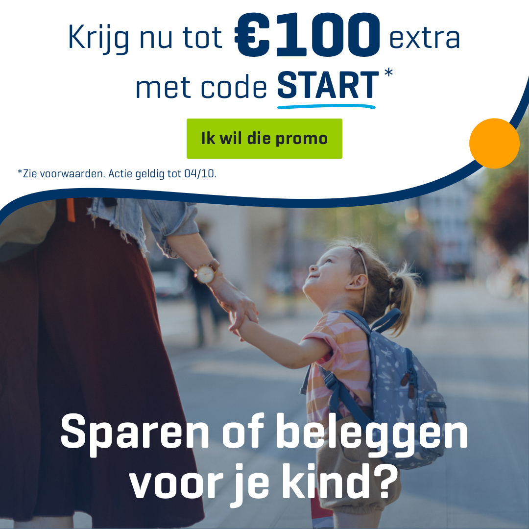Krijg nu tot €100 extra met code START